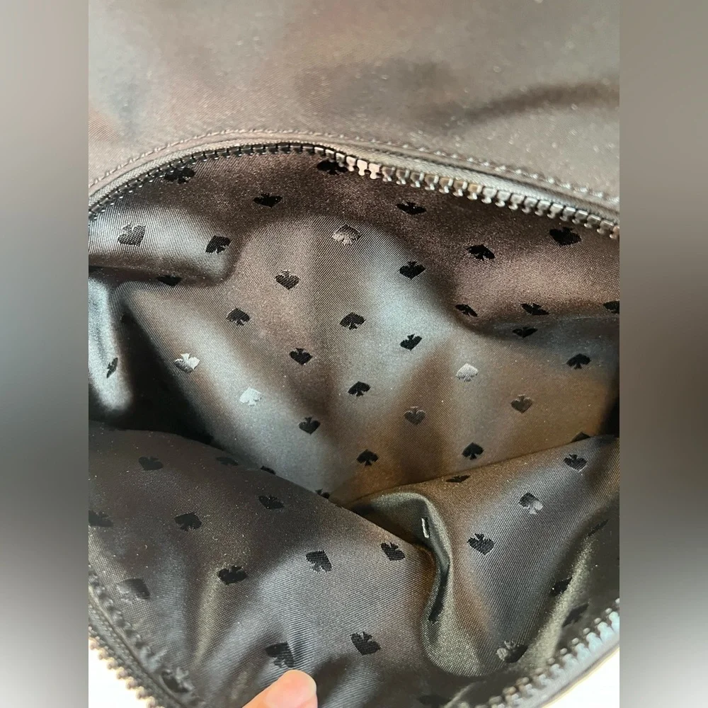 Kate Spade Karissa Black Medium Nylon Backpack - Picture 13 of 14